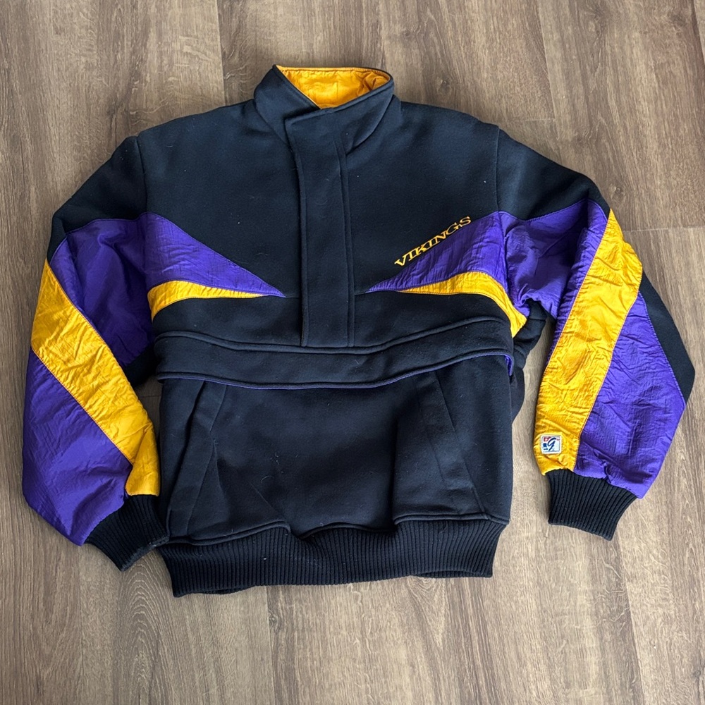 Vintage The Game Minnesota Vikings Pull over jacket